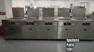 자세히 살펴보기: 산업용 40KHz 192L 탱크 초음파 자동차 부품 클리너 냉수 청소